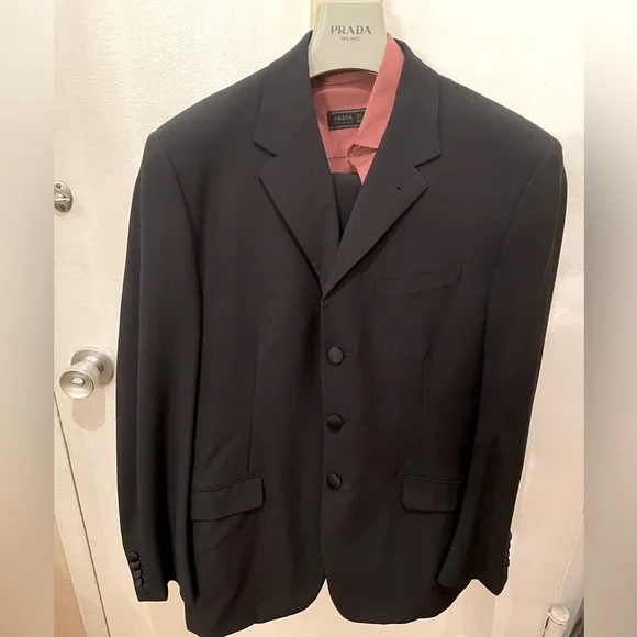 Men’s PRADA tuxedo in midnight blue (pants and jacket)